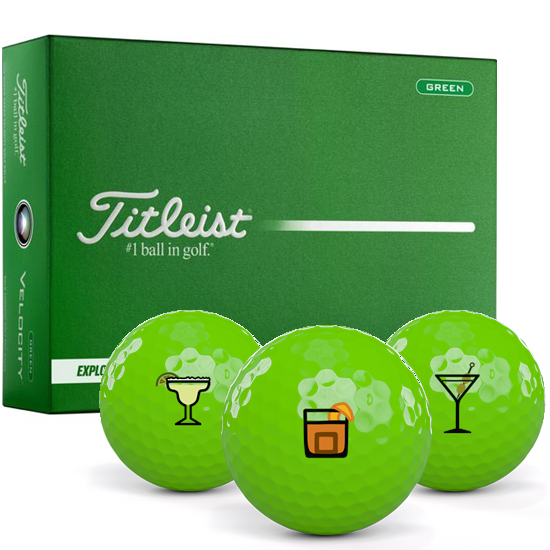 Titleist Velocity Green Drinks Pack 1 Icon Golf Balls - 2026 Model