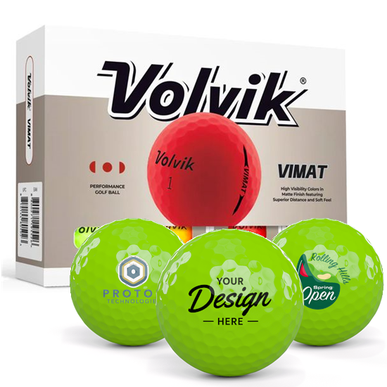 Volvik Volvik Vimat Assorted Color 12 Dozen Custom Golf Balls - $383.88 at Golfballs.com