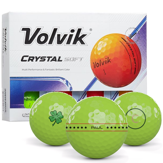 Volvik Crystal Soft Assorted Color Align XL Golf Balls by Volvik - 