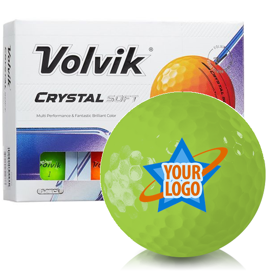 Volvik Volvik Crystal Soft Assorted Color 12 Dozen Custom Golf Balls - $491.88 at Golfballs.com