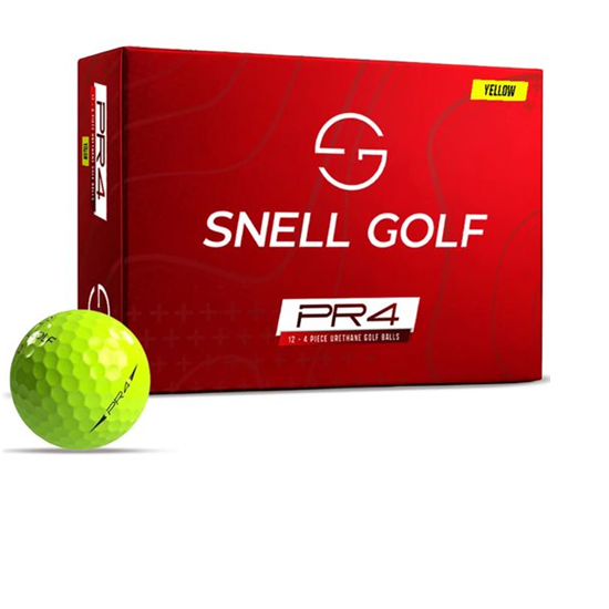 Snell Golf PR4 Yellow Drinks Pack 1 Icon Golf Balls - 2026 Model