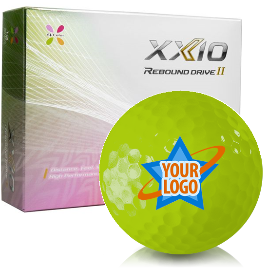 XXIO XXIO Rebound Drive II Assorted Colors 12 Dozen Custom Golf Balls - $659.88 at Golfballs.com