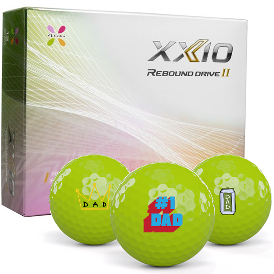 XXIO Rebound Drive II Assorted Colors Dad Pack 1 Icon Golf Balls