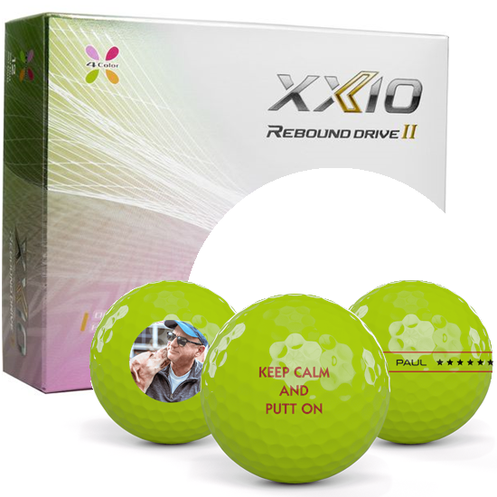 XXIO XXIO Rebound Drive II Assorted Colors Personalized Golf Balls - $54.99 at Golfballs.com