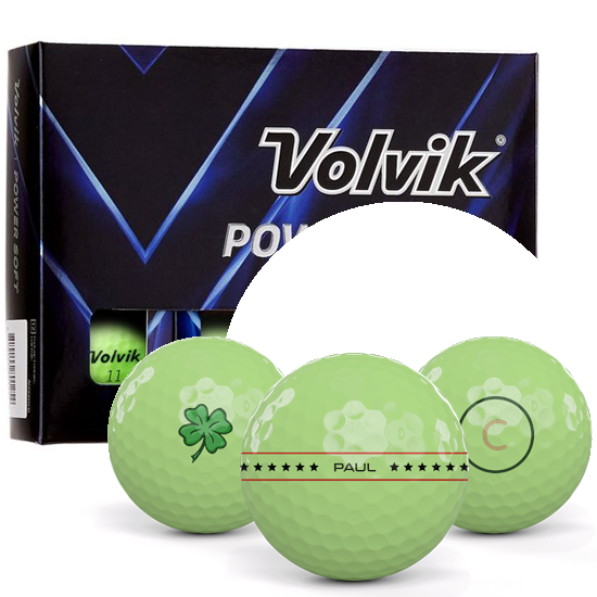 Volvik Power Soft Green Align XL Golf Balls