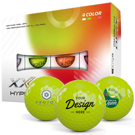 XXIO XXIO Hyper RD Multi Color 12 Dozen Custom Golf Balls - $707.88 at Golfballs.com