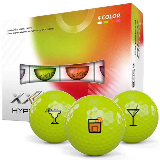 XXIO Hyper RD Multi Color Drinks Pack 1 Icon Golf Balls