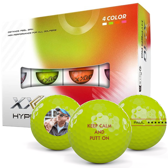 XXIO XXIO Hyper RD Multi Color Personalized Golf Balls - $54.99 at Golfballs.com