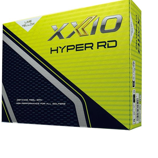 XXIO Hyper RD Lime Yellow USA Pack 1 Icon Golf Balls