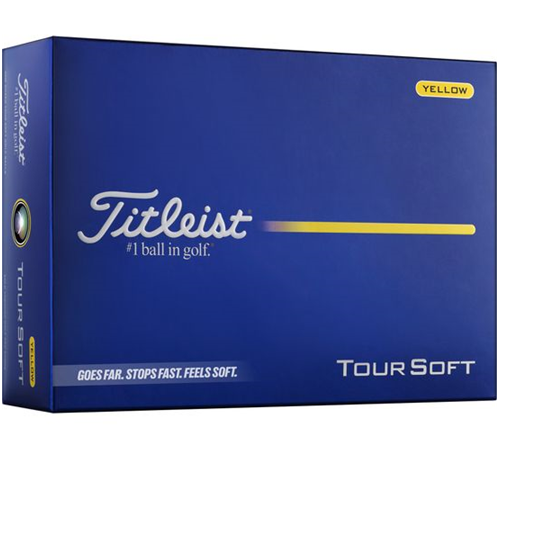 Titleist Tour Soft Yellow USA Pack 1 Icon Golf Balls - 2026 Model