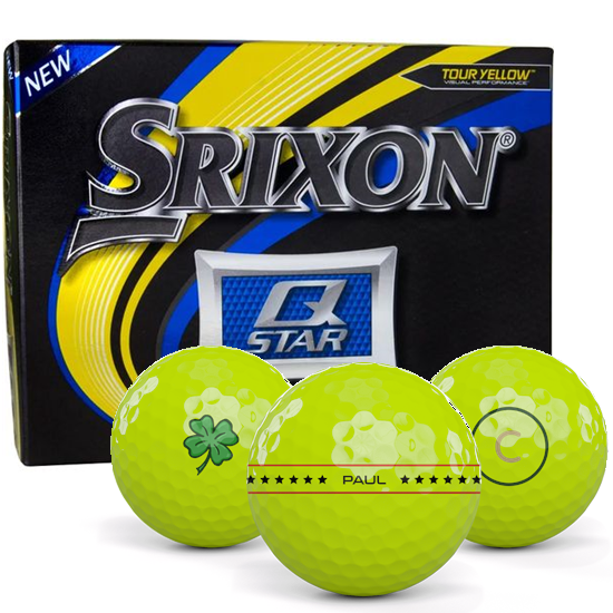 Srixon Q-Star Yellow Align XL Golf Balls