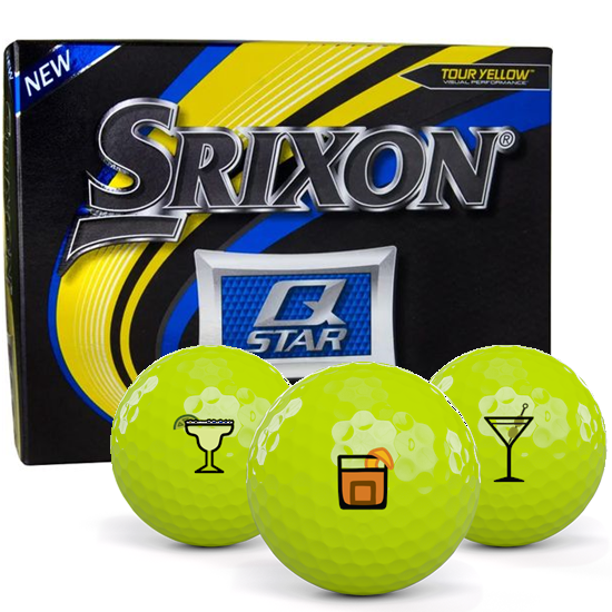 Srixon Q-Star Drinks Pack 1 Icon Golf Balls