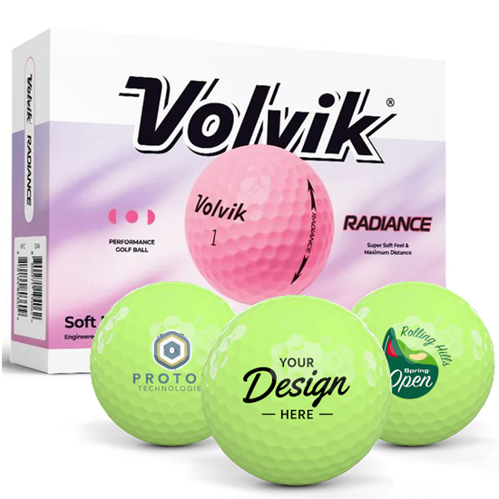 Volvik Volvik Radiance Assorted Color 12 Dozen Custom Golf Balls - 2026 Model - $383.88 at Golfballs.com