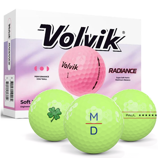 Volvik Volvik Radiance Assorted Color Monogram Golf Balls - 2026 Model - $32.99 at Golfballs.com