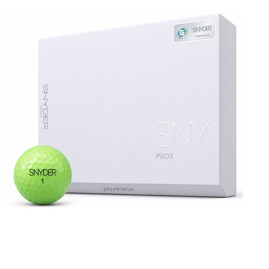 SNYDER Golf Pro X Gekko Green Monogram Golf Balls