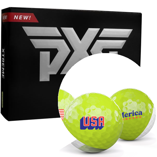PXG Xtreme Tour Yellow USA Pack 1 Icon Golf Balls