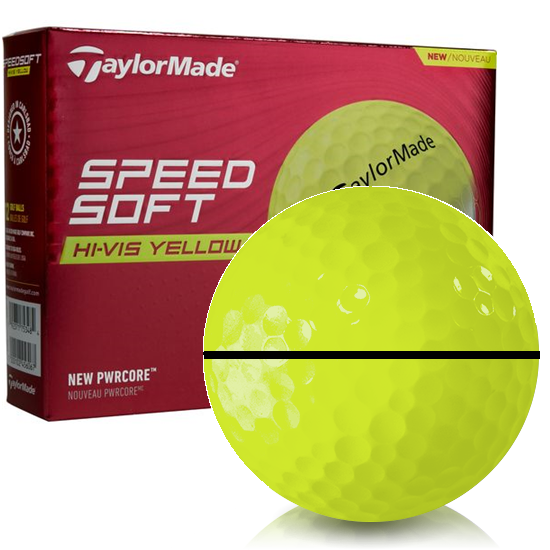 TaylorMade SpeedSoft Yellow Align XL Golf Balls