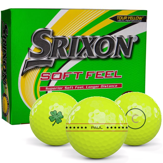 Srixon Soft Feel Yellow 12 Align XL Golf Balls