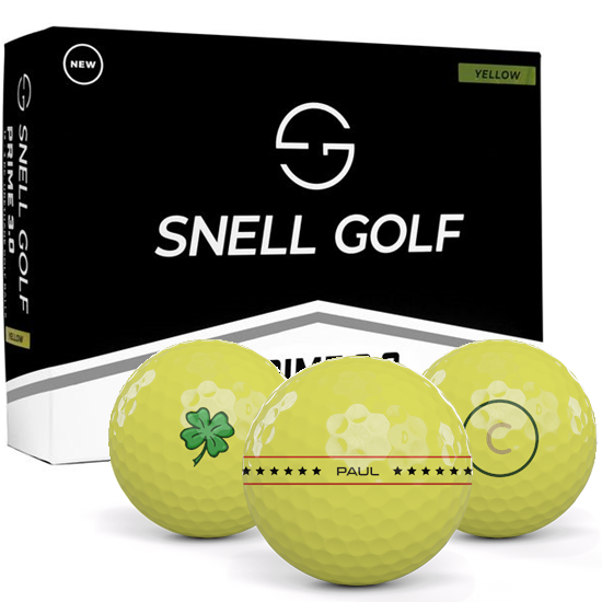 Snell Golf Prime 3.0 Yellow Align XL Golf Balls