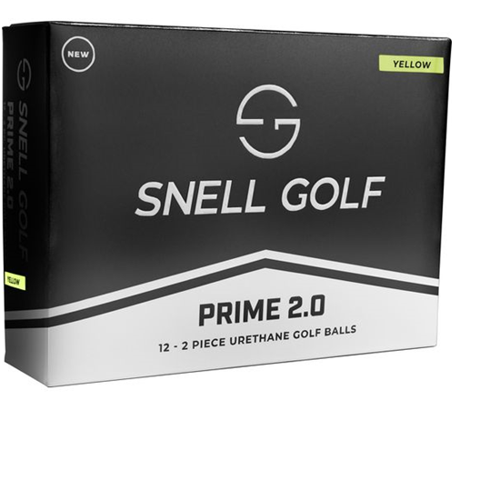 Snell Golf Prime 2.0 Yellow USA Pack 1 Icon Golf Balls