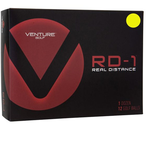 Venture Golf RD-1 Yellow Drinks Pack 1 Icon Golf Balls