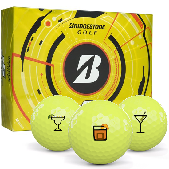 Bridgestone e6 Soft Yellow Drinks Pack 1 Icon Golf Balls