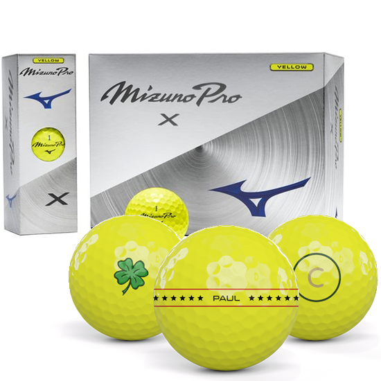 Mizuno Pro X Yellow Align XL Golf Balls - 2025 Model