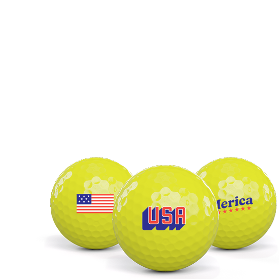Mizuno Pro X Yellow USA Pack 1 Icon Golf Balls - 2025 Model