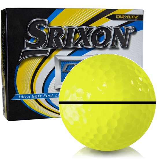 Srixon Q-Star Tour 3 Yellow Align XL Golf Balls