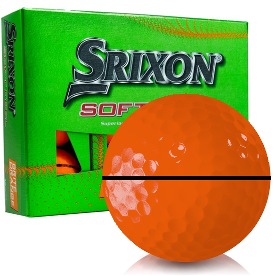 Srixon Soft Feel 13 Brite Orange Align XL Golf Balls