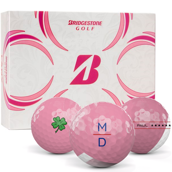 Bridgestone Lady Precept Pink Monogram Golf Balls