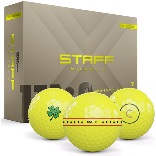Wilson Staff Model X Yellow Align XL Golf Balls - 2026 Model