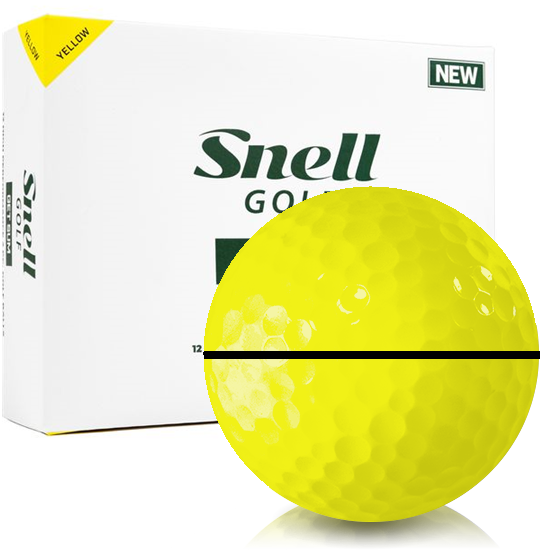 Snell Golf Get Sum Optic Yellow Align XL Golf Balls Optic Yellow