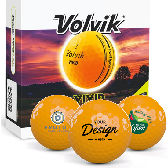 Volvik Volvik Vivid Twilight Starter Pack 12 Dozen Custom Golf Balls - Orange - $503.88 at Golfballs.com