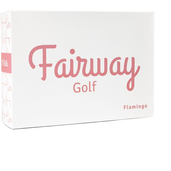 Fairway Golf Flamingo Pink Monogram Golf Balls for Women