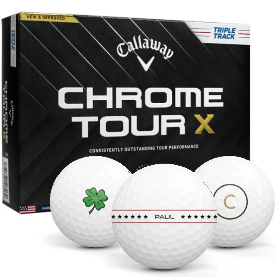 Callaway Golf Chrome Tour X Triple Track Align XL Golf Balls - 2024 Model