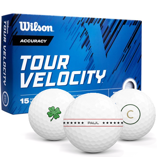 Wilson Tour Velocity Accuracy Align XL Golf Balls - 15 Pack
