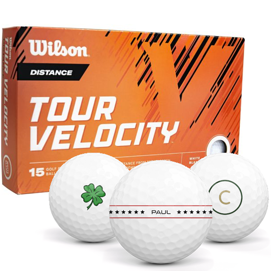 Wilson Tour Velocity Distance Align XL Golf Balls - 15 Pack