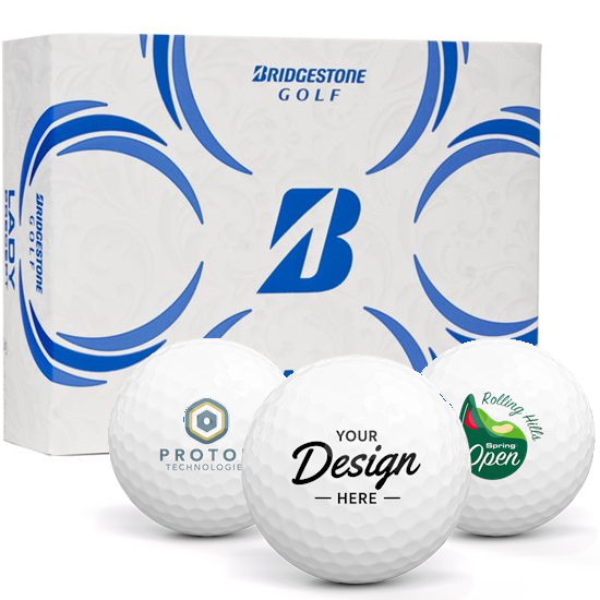 Bridgestone Bridgestone Lady Precept 12 Dozen Custom Golf Balls - $407.88 at Golfballs.com