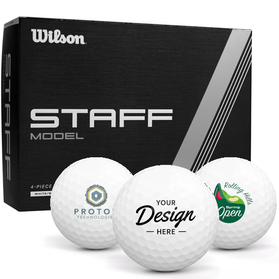 Wilson Wilson Staff Model 12 Dozen Custom Golf Balls - $39.99 at Golfballs.com