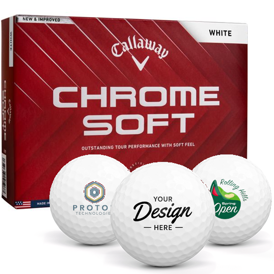 Callaway Golf Callaway Golf 2024 Chrome Soft 12 Dozen Custom Golf Balls - $47.99 at Golfballs.com