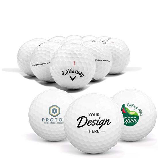 Callaway Golf Callaway Golf Prior Model Chrome Soft X Bulk 12 Dozen Custom Golf Balls - $29.99 at Golfballs.com