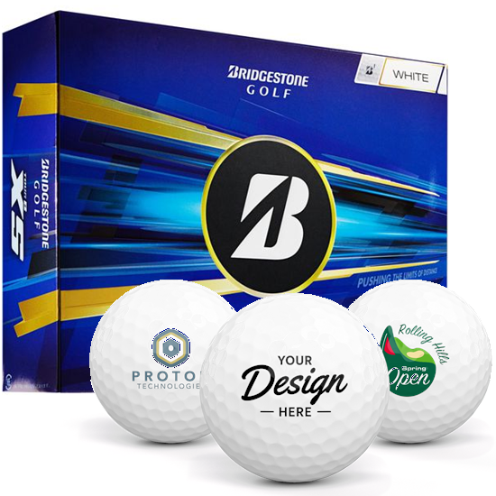 Bridgestone Bridgestone Tour B XS 12 Dozen Custom Golf Balls - $767.88 at Golfballs.com