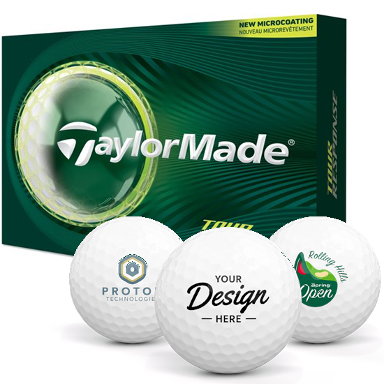 TaylorMade TaylorMade Tour Response 12 Dozen Custom Golf Balls - 2026 Model - $623.88 at Golfballs.com