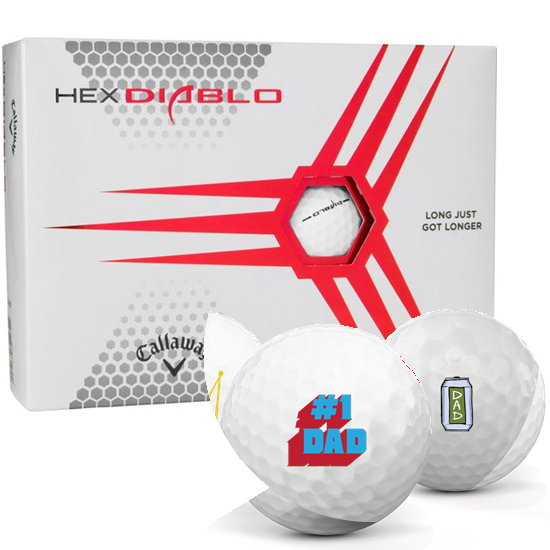 Callaway Golf HEX Diablo Dad Pack 1 Icon Golf Balls