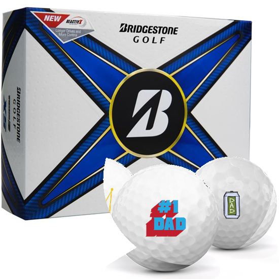 Bridgestone 2024 Tour B XS Dad Pack 1 Icon Golf Balls