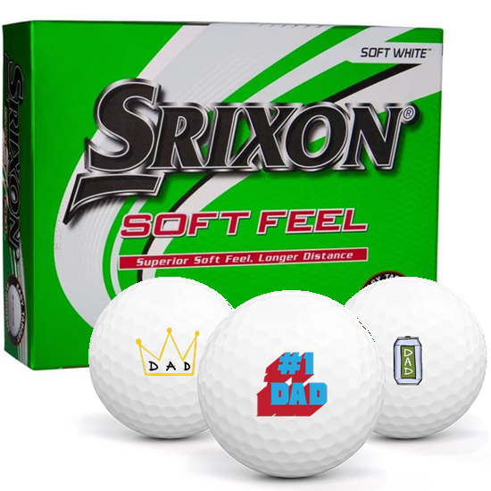 Srixon Soft Feel 12 Dad Pack 1 Icon Golf Balls
