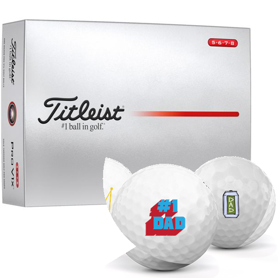Titleist Pro V1x High Number Dad Pack 1 Icon Golf Balls