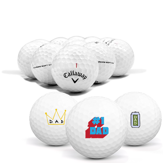 Callaway Golf Prior Model Chrome Soft X Bulk Dad Pack 1 Icon Golf Balls