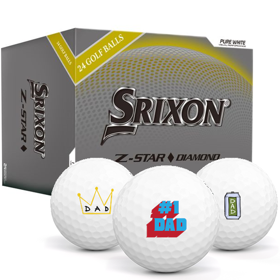 Srixon Z-Star Diamond 3 Double Dozen Dad Pack 1 Icon Golf Balls
